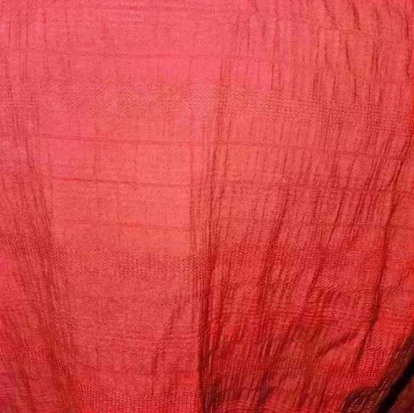 Rebecca Malone Womans 3/4 Sleeve Red Blouse Size Xl - Picture 8 of 11